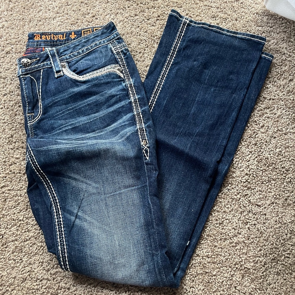 ROCK REVIVAL DENIM JEANS